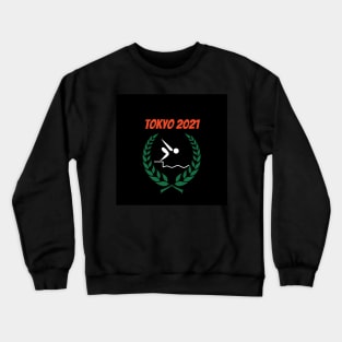 Swimming Tokyo 2021 Olympics Crewneck Sweatshirt